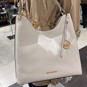 Michael Kors Joan Large Slouchy Shoulder Bag Leather